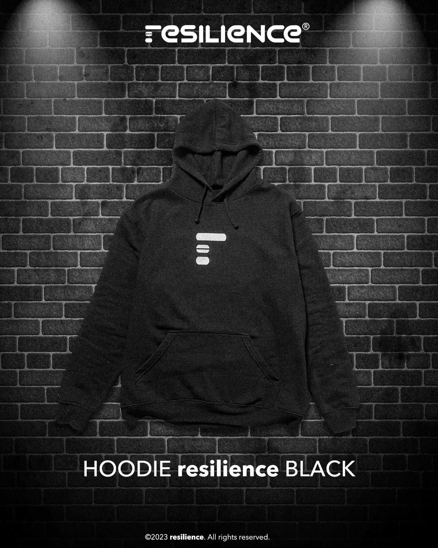 Hoodie resilience Black